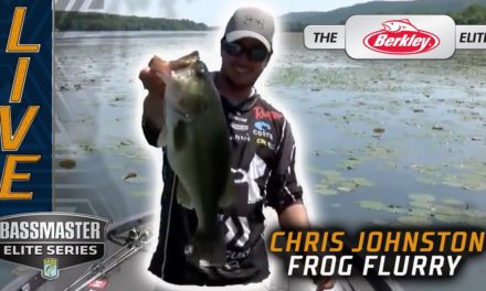 Bassmaster – Chris Johnston's big frog fishing flurry (LAKE GUNTERSVILLE)