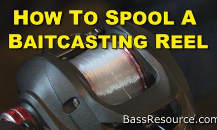 How To Spool A Baitcaster Reel | Bass Fishing