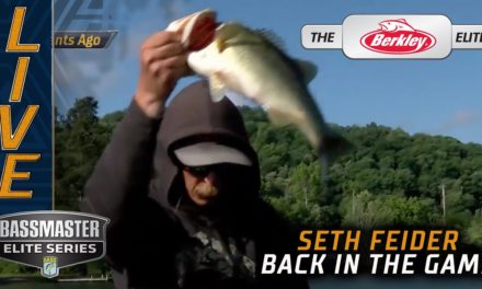 Bassmaster – Seth Feider from zero to limit in 30 minutes, back in the game