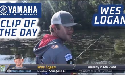 Bassmaster – Yamaha Clip of the Day: Talking with Wes Logan during a great Day 2