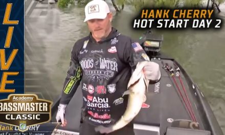 Bassmaster – Cherry brings the heat early on Day 2 and takes the lead