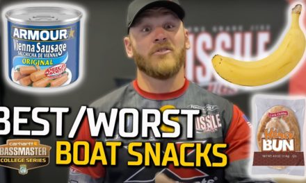Bassmaster – Elites pick the BEST/WORST Boat Snacks