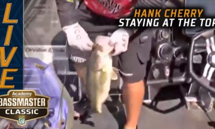 Bassmaster – Hank Cherry flies into the lead after slow morning
