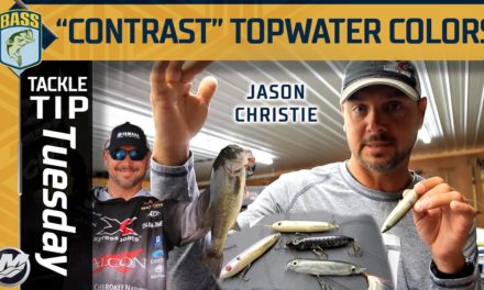 Bassmaster – Select the correct colors Jason Christie recommends for topwater lures