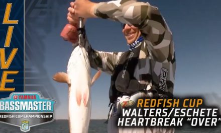 Bassmaster – Agony of the slot limit (Patrick Walters with a BIG REDFISH)