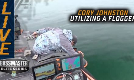 Bassmaster – Cory Johnston using a flogger to catch big smallmouth on the St. Lawrence River