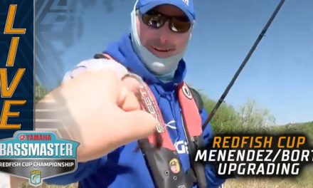 Bassmaster – Mark Menendez lands an important RedFish for his team