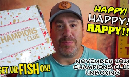 November 2021 Champions Club Subscription Tackle Box HAPPY HAPPY HAPPY