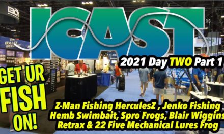 iCast Day Two Part One – New Product Showcase Largemouth Bass Fishing