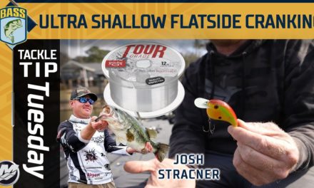 Bassmaster – How Josh Stracner fishes Flat-side Crankbaits in Ultra Shallow Water