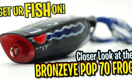 Long Casting SUPERSIZED Topwater Bass Fishing Frog Spro Bronzeye Pop 70