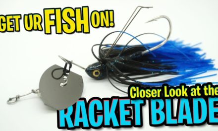 Stanley Racket Blade Vibrating Jig Bass Fishing Chatterbait Lure
