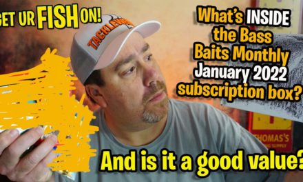 Bass Baits Monthly Subscription Bass Fishing Tackle Unboxing Jan. 2022
