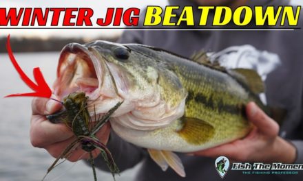 Catching Bass On Every Cast With Football Jigs In the Winter | #Catch15
