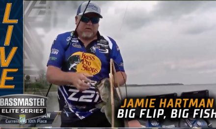 Bassmaster – Harris Chain: Jamie Hartman making moves late on Day 2