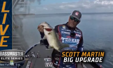 Bassmaster – Harris Chain: Scott Martin connects with an upgrade