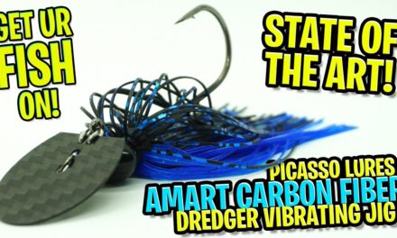 Space Aged Chatterbait? Picasso Lures AMart Carbon Fiber Vibrating Jig #chatterbait