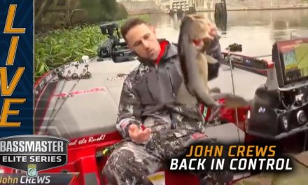 Bassmaster – St. Johns River: John Crews back on top with a stud