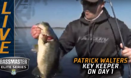 Bassmaster – St. Johns River: Patrick Walters catches a crucial keeper on Day 1 to turn it around