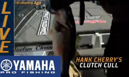 Bassmaster – Yamaha Clip of the Day: Hank Cherry's late-day catch and major upgrade on Day 1 at the St. Johns
