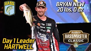 Bassmaster – Bryan New leads Day 1 of the 2022 Bassmaster Classic at Lake Hartwell