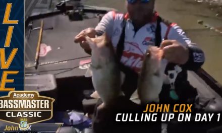 Bassmaster – CLASSIC: Cox culls up on Day 1