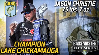 Bassmaster – Jason Christie wins 2022 Bassmaster Elite at Lake Chickamauga with 73 pounds, 7 ounces