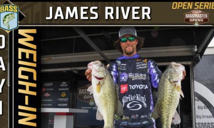 Bassmaster – Weigh-in: Day 1 at James River (2022 Bassmaster Opens)