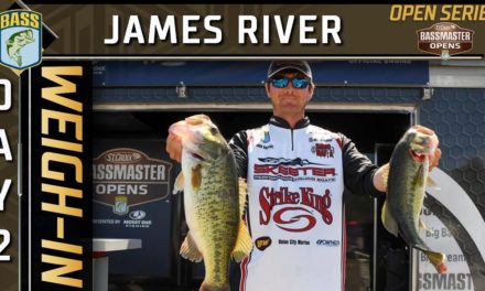 Bassmaster – Weigh-in: Day 2 at James River (2022 Bassmaster Opens)