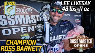 Bassmaster – Lee Livesay wins Bassmaster Open at Ross Barnett (48 pounds, 11 ounces)