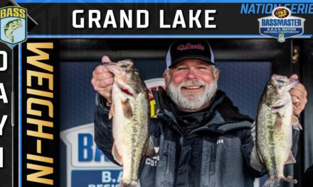 Bassmaster – Weigh-in: Day 1 of B.A.S.S. Nation Central Regional at Grand Lake