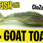 Zman Goat ToadZ Soft Plastic Topwater Bass Fishing Frog Lure