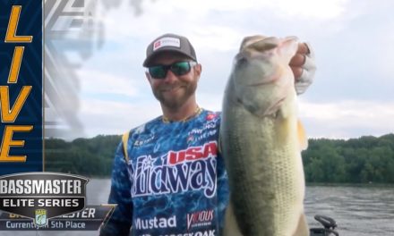 Bassmaster – PICKWICK: Brandon Lester starts Day 2 with back to back catches