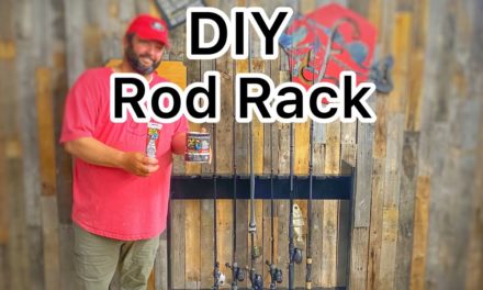 FlukeMaster – DIY Fishing Rod Rack using Flex Seal?