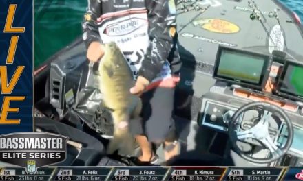 Bassmaster – ST. LAWRENCE: Cory Johnston adds a possible 6 pounder