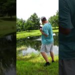 Zman flashback mini chatterbait – 2nd cast pond bank fishing #shorts