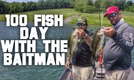 FlukeMaster – We Caught 100 Bass with Kevin “The Baitman” Baxter