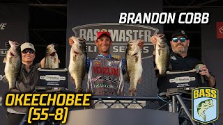 Bassmaster – Brandon Cobb leads Day 2 at Lake Okeechobee with 55 pounds, 8 ounces