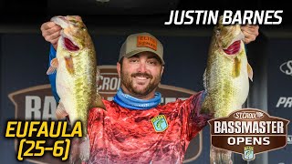 Bassmaster – Bassmaster OPEN: Justin Barnes leads Day 1 at Lake Eufaula with 25 pounds, 6 ounces