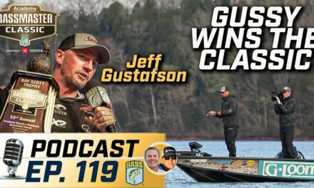 Bassmaster – The NEW WORLD CHAMPION of professional fishing, Jeff Gustafson (Ep. 119 Bassmaster Podcast)