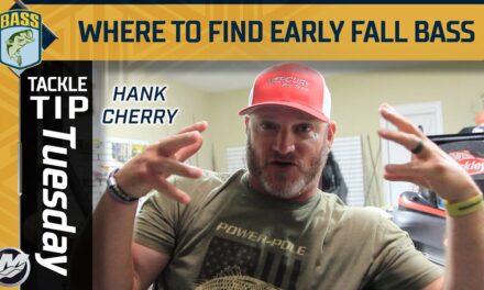 Bassmaster – Where Hank Cherry looks for bass early in the fall