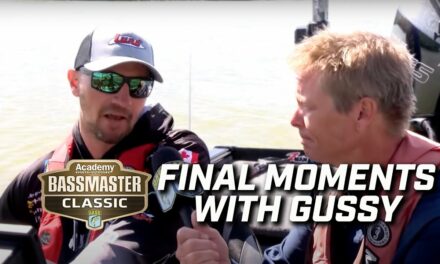 Bassmaster – Classic Unseen: Gussy’s interview as he checked in on Championship Sunday