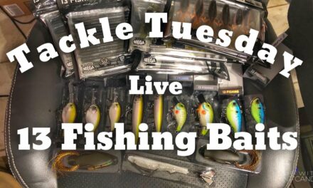 FlukeMaster – Tackle Tuesday Live – Introducing the New 13 Fishing Lures 2020