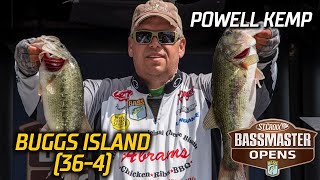 Bassmaster – Bassmaster OPEN: Powell Kemp leads Day 2 at Buggs Island with 36 pounds, 4 ounces
