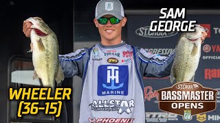 Bassmaster – Bassmaster OPEN: Sam George leads Day 2 at Wheeler Lake with 36 pounds, 15 ounces