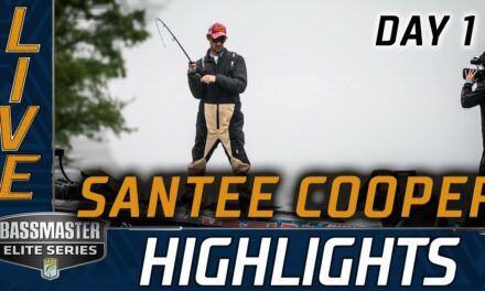 Bassmaster – Highlights: Day 1 action at Santee Cooper (Bassmaster Elite Series)