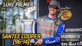 Bassmaster – Luke Palmer wins Bassmaster Elite at Santee Cooper Lakes with 96 pounds, 14 ounces