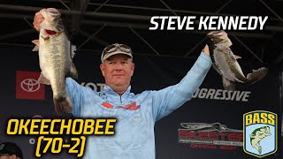 Bassmaster – Steve Kennedy leads Day 3 at Lake Okeechobee with 70 pounds, 2 ounces