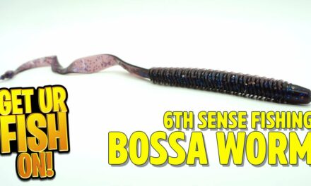 AMAZING RIBBON TAIL WORM: 6th Sense Fishing Bossa Bass Fishing Worm