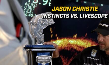 Bassmaster – How Jason Christie balances INSTINCTS and LIVESCOPE while on the water